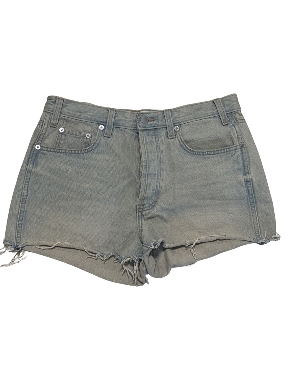 Universal Thread Gray Distressed Denim Cutoff Shorts